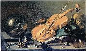 Pieter Claesz Stilleben mit Glaskugel oil on canvas